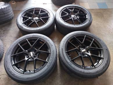 Rim 16 BBS F1R Siap tayar MYVI ALZA VIOS CITY