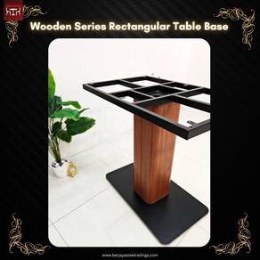Wooden Series Rectangular Table Base