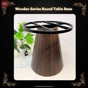 Wooden Series Round Table Base