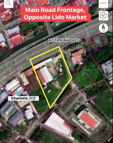 For Sale/Commercial Flat Land/Main Road Frontage/ Near Lido/Jln Lintas