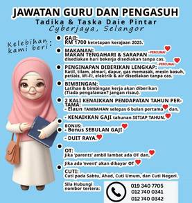 Guru Tadika Teacher Kindergarten Pengasuh Taska