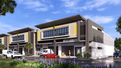 Facing Main Road 2 Storey Semi D Factory 70*160sqft Bemban Melaka Toll