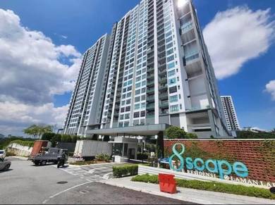 8scape Residence @ Taman Sutera @ JB Apartment Partially Furnished