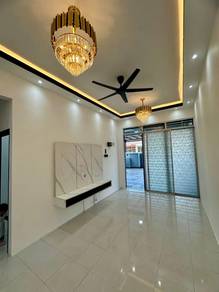 FULL LOAN DAN FULLY FURNISHED 1 Storey Terrace Taman Amanah Jenjarom