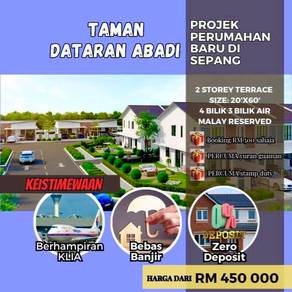 [Near KLIA] Projek Perumahan baru, Teres Dua Tingkat, Sepang