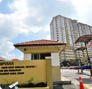 Vista Impiana Studio Unit Taman Bukit Serdang Seri Kembangan Near Shop