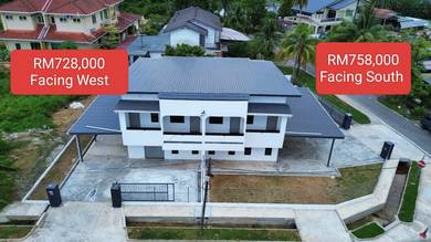 Poh Kwong Park Stapok New Double Storey Semi Detached House
