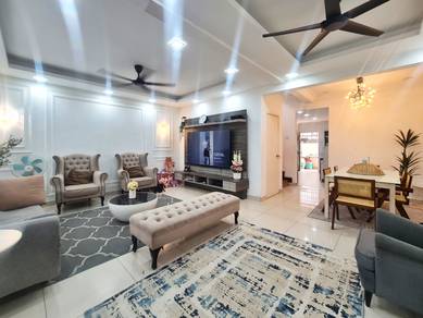 RUMAH CANTIK Double Storey End Lot Ukay Bistari Ampang