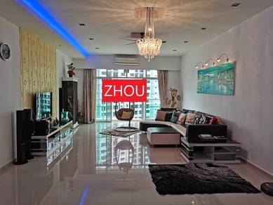 Cheapest!! Zan Pavillion, Fully Renovated Furnished, 2 Carpark, 1990sf