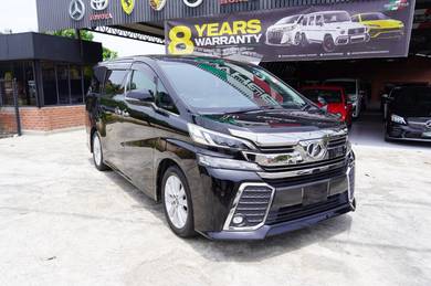 Toyota VELLFIRE 2.5 ZA 5 YEARS WARRANTY OFFER