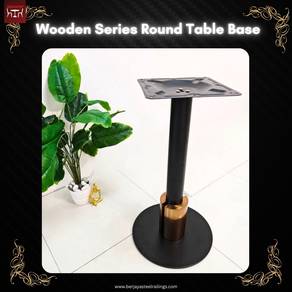 Mild Steel Round Base with Rose Gold Design