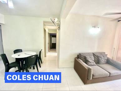 CHEAPEST ! Harmony View 650sf FULLY FURNISHED Jelutong Jalan Perak