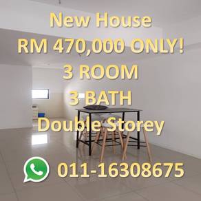 [✅Brand New +Double Storey ] Ground Floor Taman Akasia Semenyih