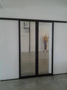 Tingkap pintu aluminium kaca Glass window door
