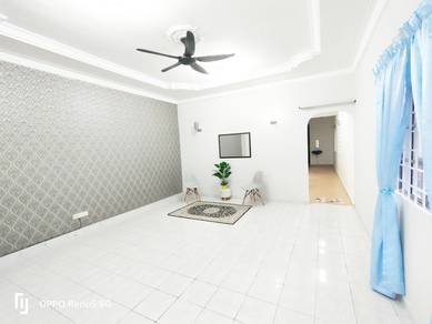 Rumah Dah Buat Cantik! Murah End Lot Single Storey Taman Kosas Ampang