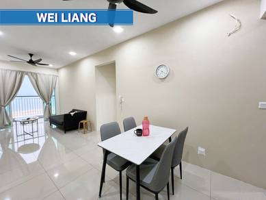 The Zen 6 [1050sf] SEAVIEW FULL FURNISHED RENOVATED 2CPARK l Gelugor