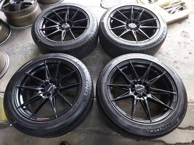 Rim 17 VARRO Siap tayar CIVIC EXORA INSPIRA ARUZ