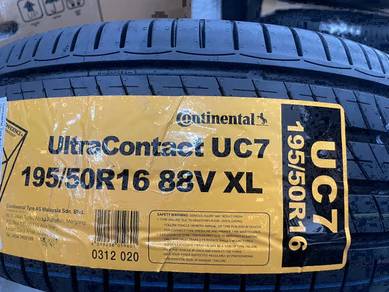 New continental uc7 size 195/50/16 2025 offer
