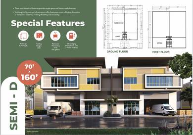 NEW German Tech Park Gapam Semi D Factory Warehouse Bemban Ayer Keroh