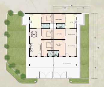 New Tapah Single Storey Cluster Semi-D