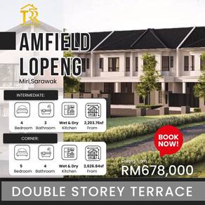 Amfield Lopeng | Brand New Double Storey Terrace House at Lopeng, Miri