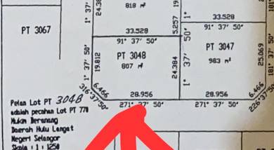 Corner lot bungalow land Bandar Bukit Mahkota Bangi sek 7 Embun Close