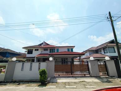 Sungai Abong double storey semi D 5 rooms ground floor extended unit