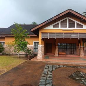 Bungalow luas 3000kps|luas Tanah 2.98 ekar Freehold Rizab Melayu!