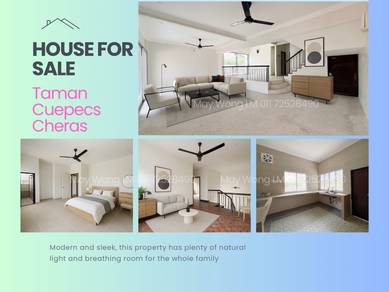 CHEAP Investment✨ Tmn CUEPECS Cheras_Freehold_Semi-D_Renovated_Move-in
