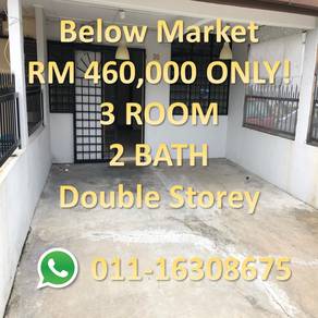 【✅Freehold +Endlot】3R2B @2 Storey House Taman Delima Alam Damai Cheras