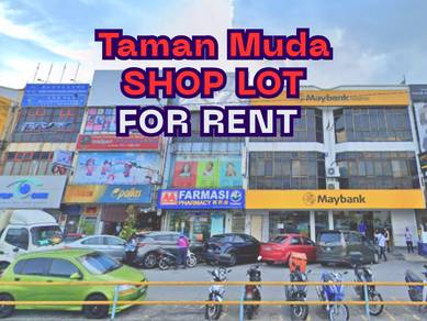 CHEAP, G/F Shoplot@ TAMAN MUDA, Ampang, High Traffic Main Road🚗