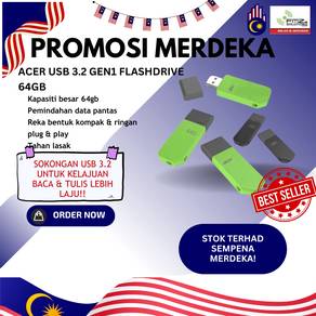 Merdeka Sale! Pendrive Acer USB 64GB Laju & Ringan