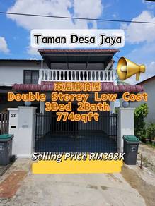 Full Loan / Desa Jaya / Low Cost Double Storey / 14x55sqft / Below Ma