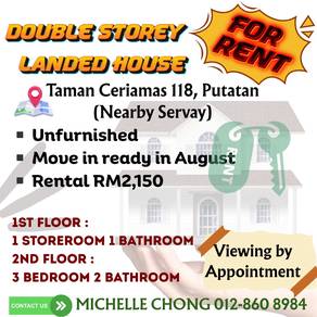 2-storey-Terraced-House-for-rent-Papar-Sabah