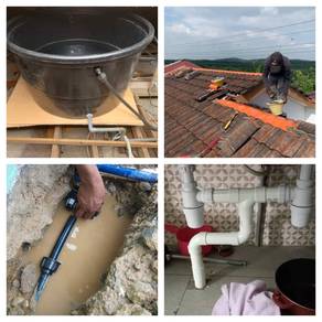 Plumbing, plumber, cat rumah atap bocor dan wiring