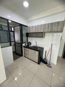 Kl traders square, kitchen cabinet, 4room 2bath, outside view,