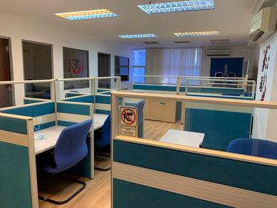 Wisma zelan fully furnished office for rent , bandar tun razak