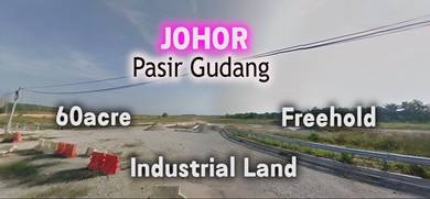 Johor Pasir Gudang Felda Cahaya Baru 60acre Freehold Industrial Land