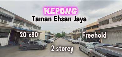 Kepong Taman Perindustrian Ehsan Jaya 2Sty Freehold Warehouse Factory