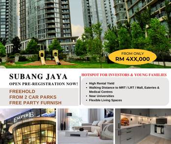 PRE-REGISTRATION (New Launch @ Subang Jaya) LRT, AEON, Subang Parade