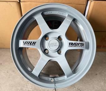 New 15x6.5jj volk rays te37 thai myvi saga