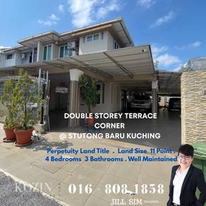 Double Storey Terrace Corner At Stutong Baru Kuching