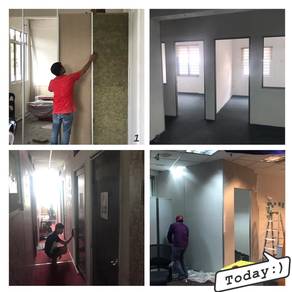 Renovation Partition Wall Plaster Ceilings Glass