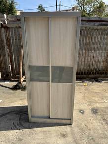 2.5x6ft Almari Baju Sliding Door Wardrobe Cupboard