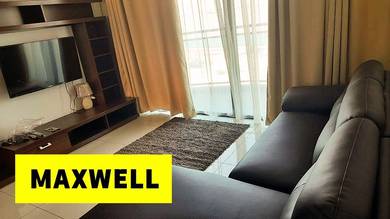 Waterside Residence 1055sf RENO FURNISHED with 2 CAR PARKS Gelugor
