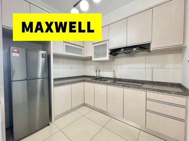 Waterside Residence 1055sf RENO FURNISHED with 2 CAR PARKS Gelugor