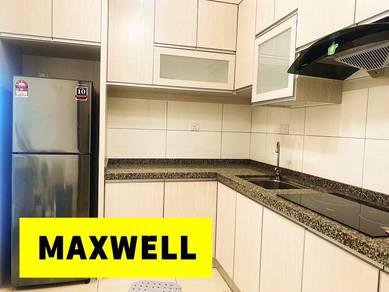 Waterside Residence 1055sf RENO FURNISHED with 2 CAR PARKS Gelugor