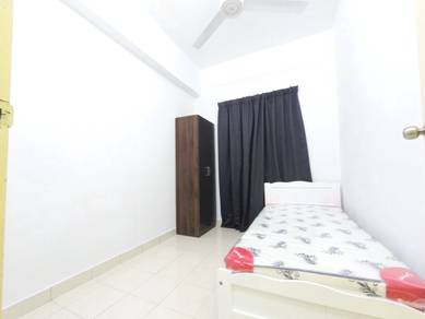 BILIK PRIVATE Tak Kongsi|Vista Mutiara kepong|Inc Air+Api|jln kaki MRT