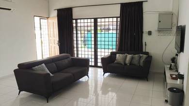 Town Area Kampung Lapan Tengkera Single Storey Bungalow House Corner