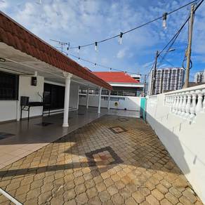 Town Area Kampung Lapan Tengkera Single Storey Bungalow House Corner